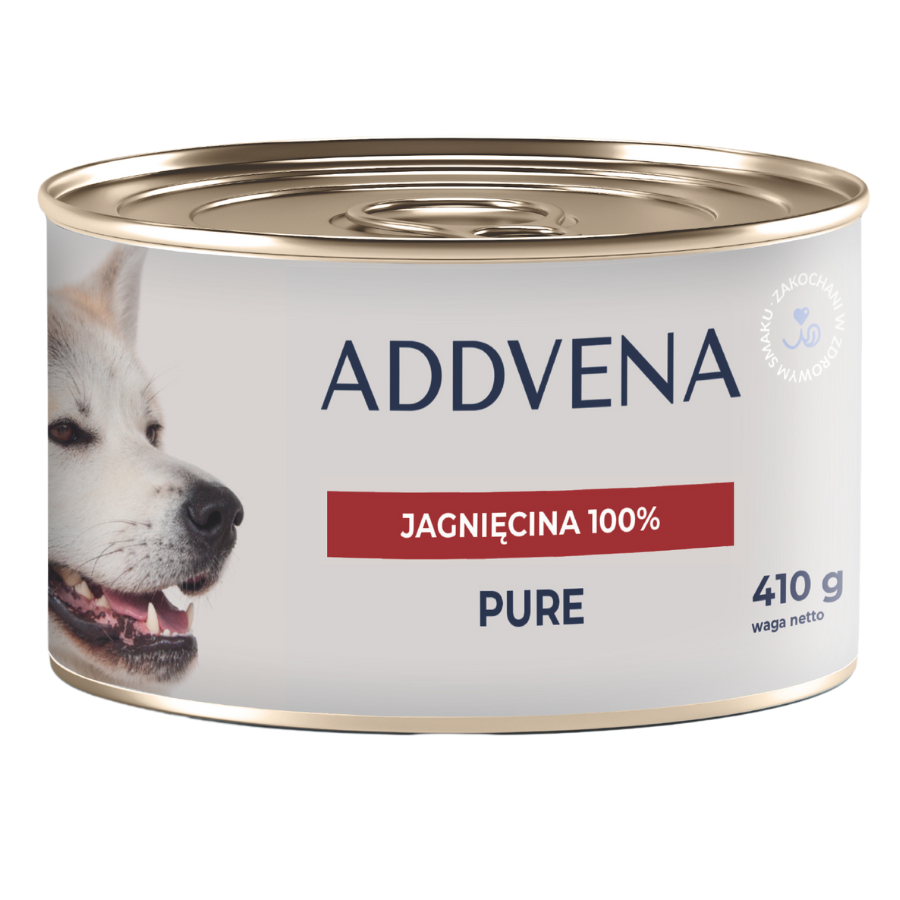 PURE Jagnięcina 100% karma mokra dla psów 410g