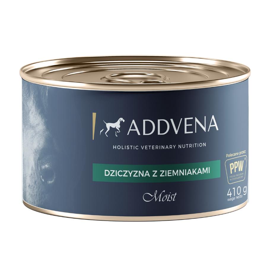 Moist Dziczyzna z ziemniakami karma mokra dla psów 410g