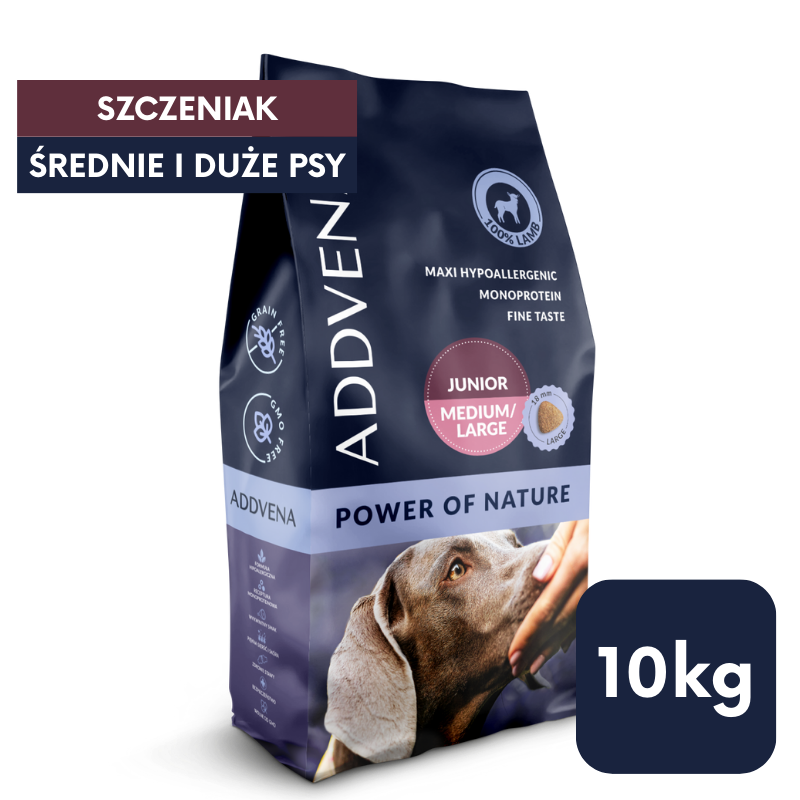 POWER OF NATURE dla szczeniąt średnich i dużych ras ras 10kg