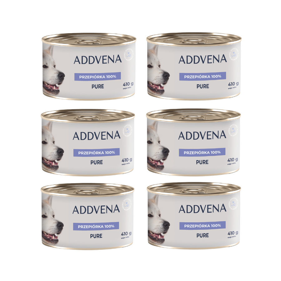 PURE PRZEPIÓRKA 100% karma mokra dla psów 410g 5+1 GRATIS ZESTAW